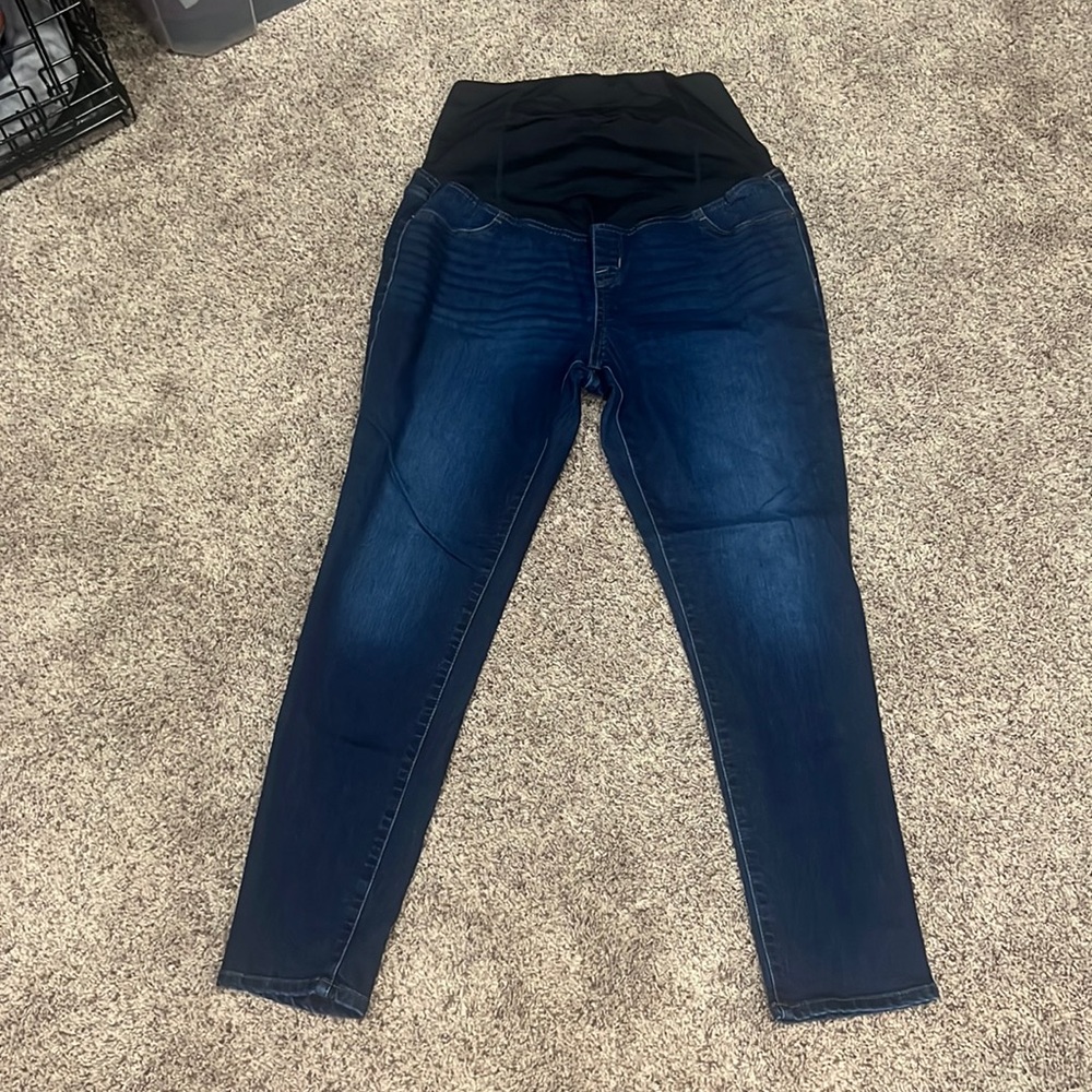 Isabel Maternity by Ingrid & Isabel Dark Blue Skinny Jeans